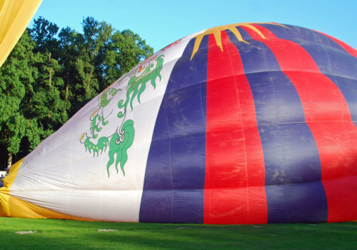 Tibetballon in Barneveld Tibetballon Tashi Gyaltsen voor het eerst in Nederland