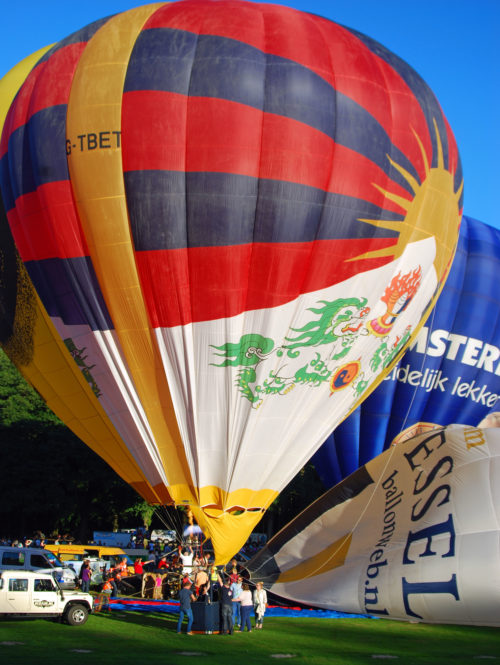 Tibetballon in Barneveld Tibetballon Tashi Gyaltsen voor het eerst in Nederland