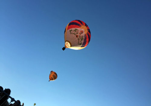 Tibetballon in Barneveld Tibetballon Tashi Gyaltsen voor het eerst in Nederland