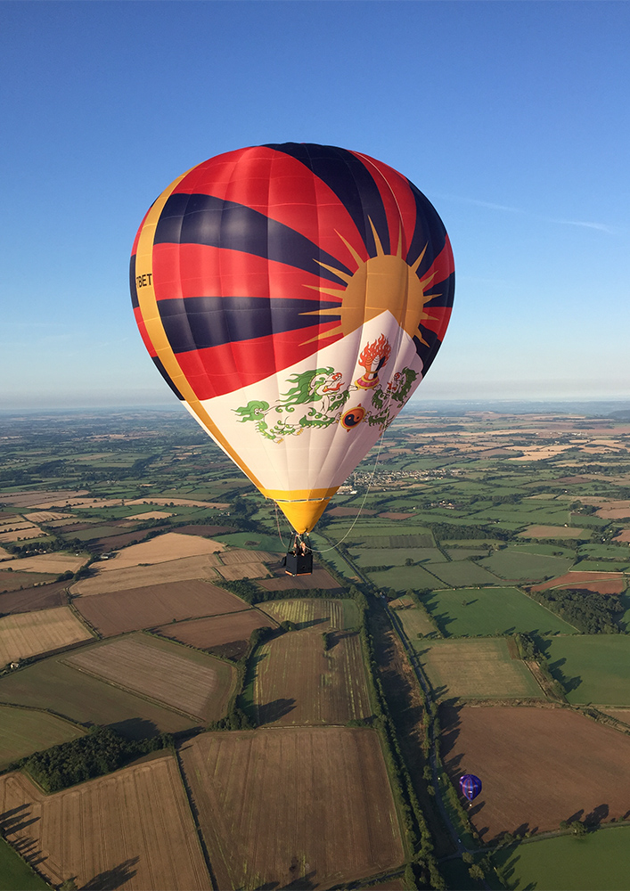 Tashi Gyaltsen Luchtballon 'Tashi Gyaltsen' komt naar Nederland.