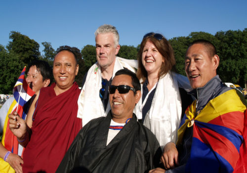 Tibetballon in Barneveld Tibetballon Tashi Gyaltsen voor het eerst in Nederland