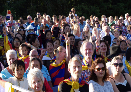 Tibetballon in Barneveld Tibetballon Tashi Gyaltsen voor het eerst in Nederland
