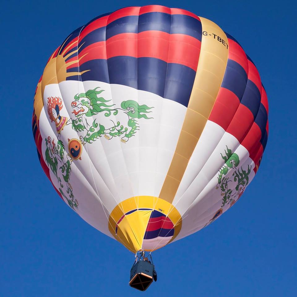 Tashi Gyaltsen Luchtballon 'Tashi Gyaltsen' komt naar Nederland.