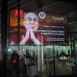 Dalai Lama speaking