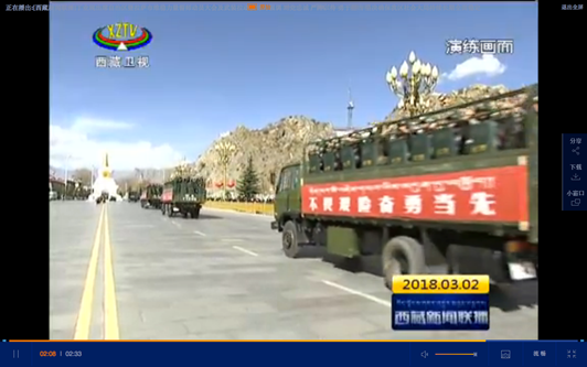 Militaire Muur van Staal in Tibet