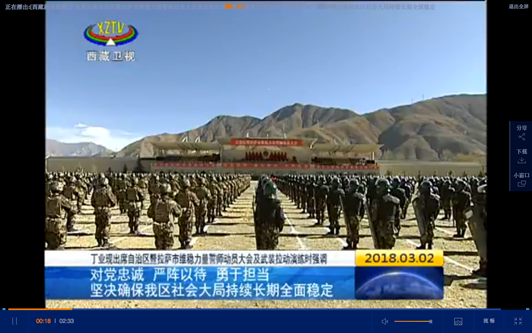 Militaire Muur van Staal in Tibet