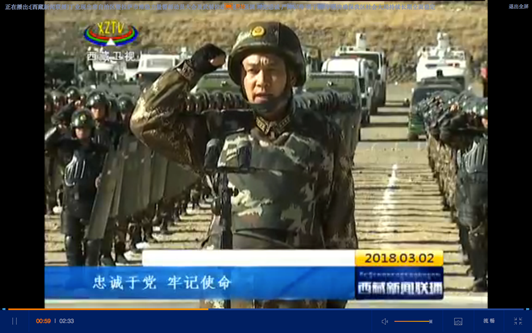 Militaire Muur van Staal in Tibet