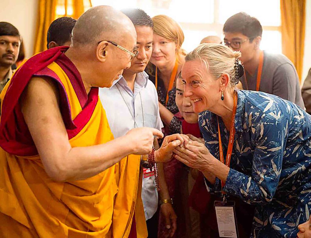 Christa Meindersma heeft de Dalai Lama vaak ontmoet