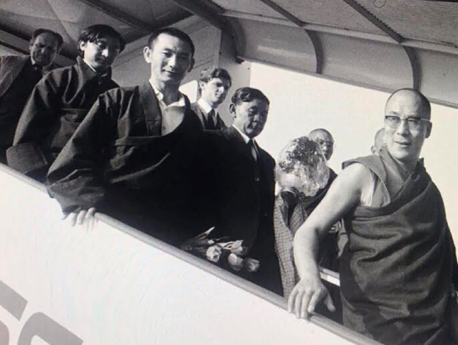 Jonge Dalai Lama en Michiel van Walt van Praag in Zurich