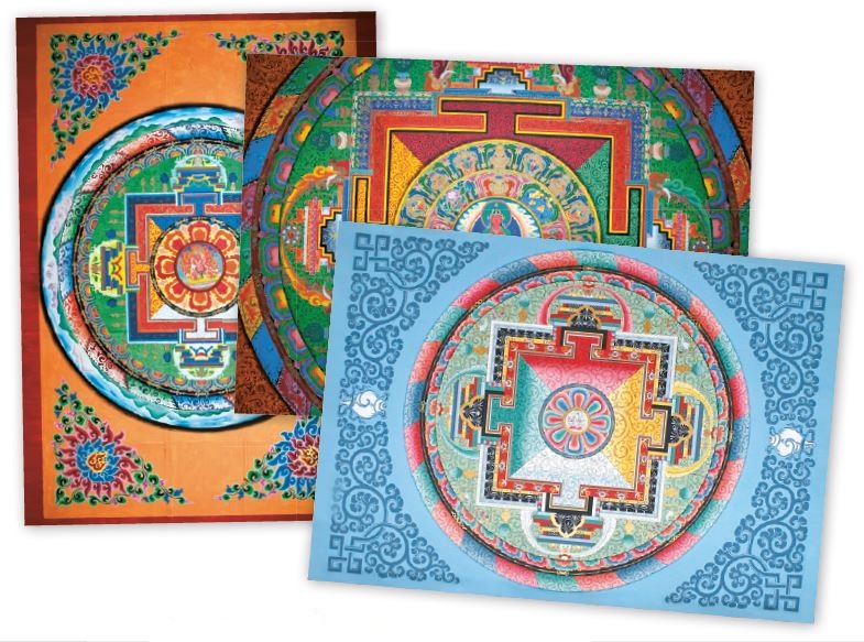 Mandala wenskaarten