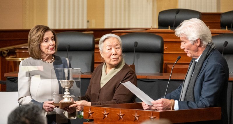 ICT honors Speaker Emerita Nancy Pelosi with Light of Truth Award recognizing a lifelong commitment to Tibet