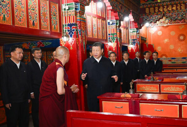 China’s top leaders visit Tibet, seeking to assimilate Tibet’s religion and children